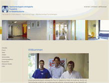 Tablet Screenshot of gastroenterologie-halle.de